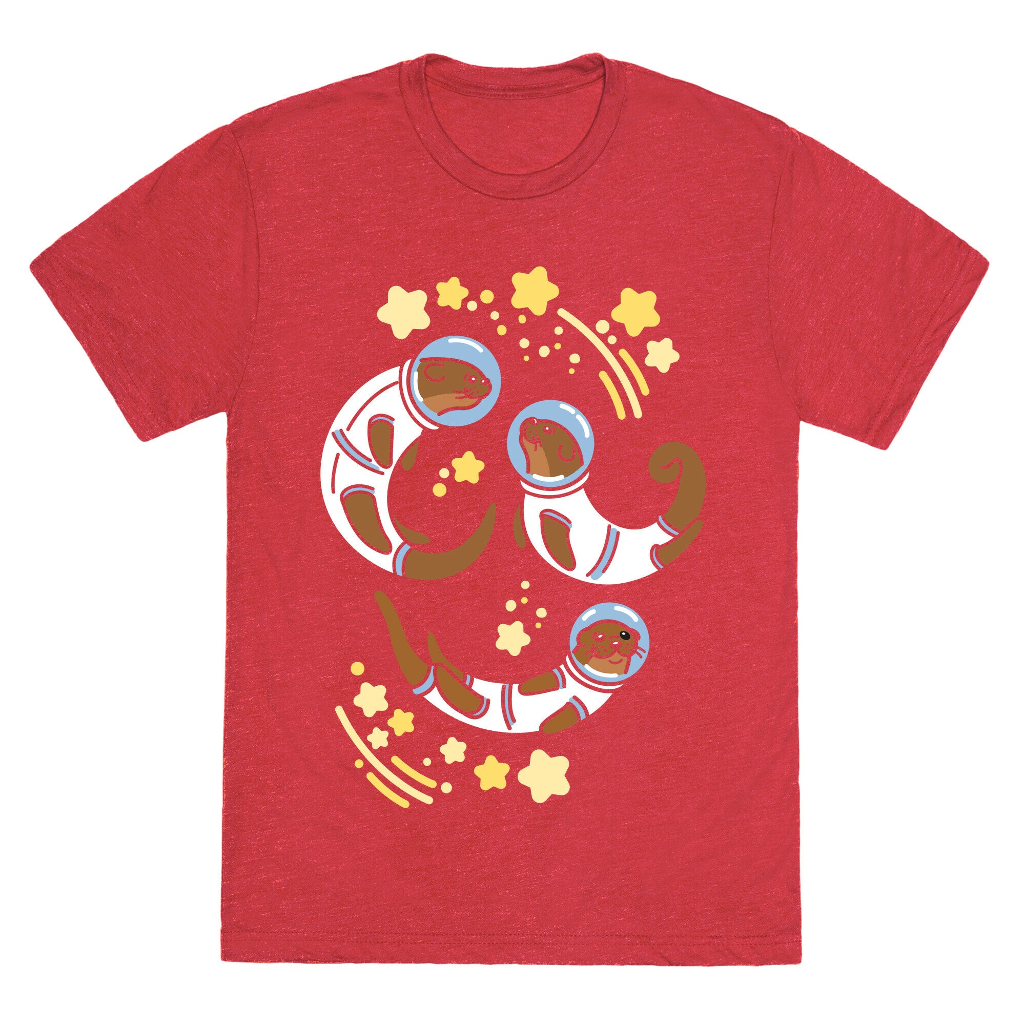 Otters In Space Unisex Triblend Tee